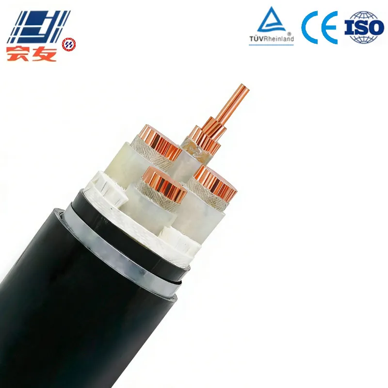 Низковольтный огнестойкий силовой кабель Cu-XLPE-PVC-STA-PVC (огнестойкий) (1)