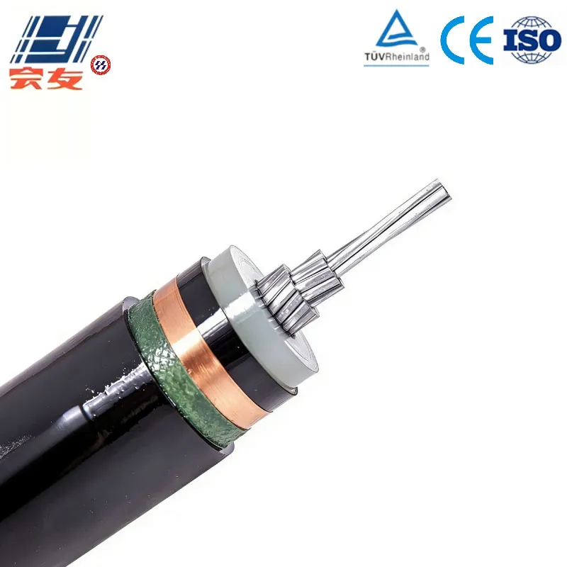 Средневольтный алюминиевый силовой кабель Al-XLPE-PVC (1)